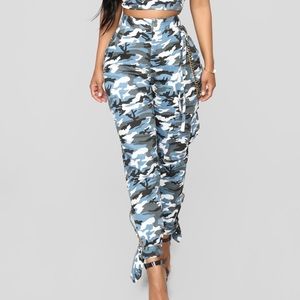 Commander in Charge Blue Camo Set